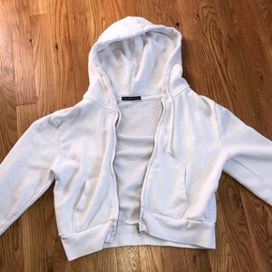 BRANDY MELVILLE CROPPED ZIP UP